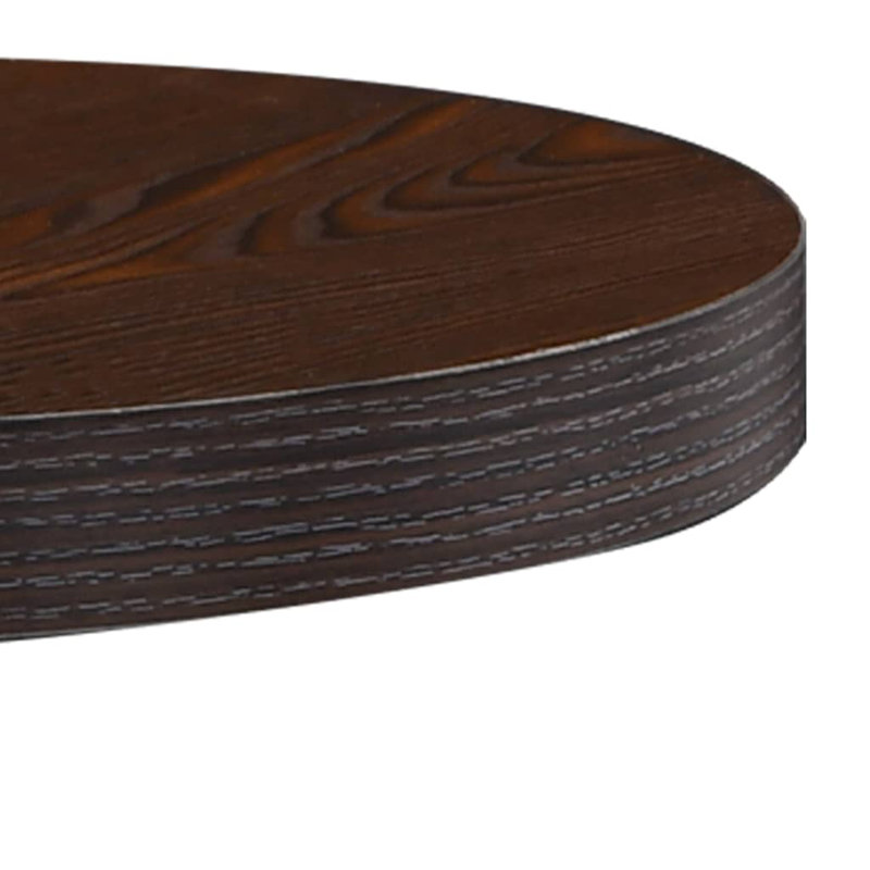Anael Round Dining Table, Dark Brown, H75 x L80 x W80cm
