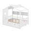 Lit double en bois avec lit gigogne-336668422-336668425