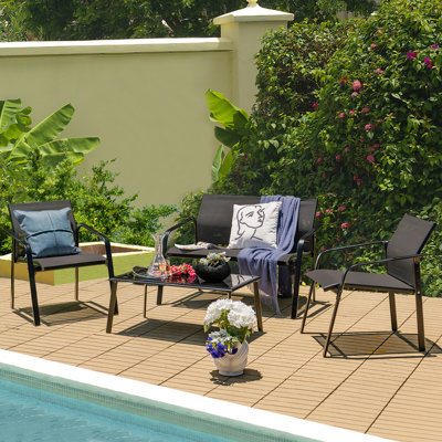 Filander 4 - Person Patio Conversation Set