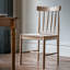 Laneise 46cm H Solid Wood Slat Back Side Chair in Brown-345671046