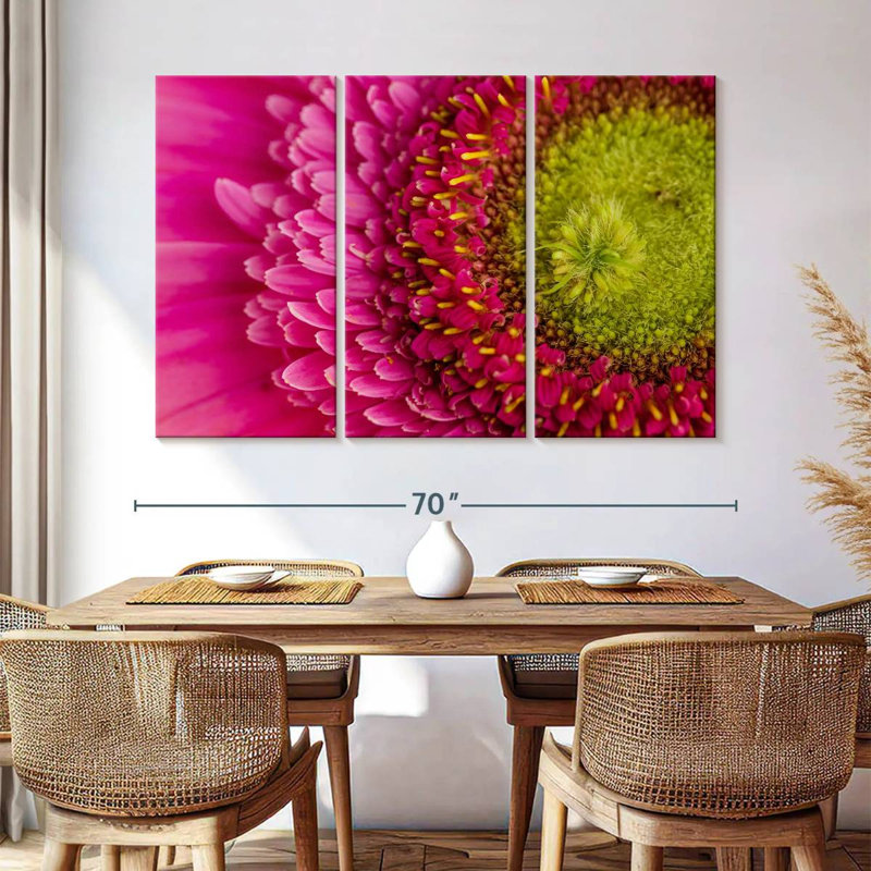 Magnified Gerbera Daisy, 42" H x 65" W