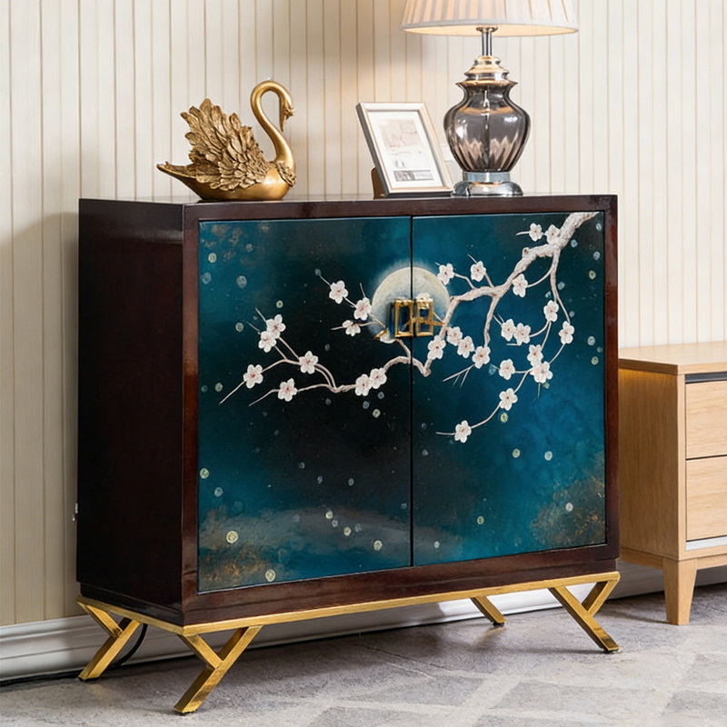 Buffet de 39,4 po de largeur, Or/brun