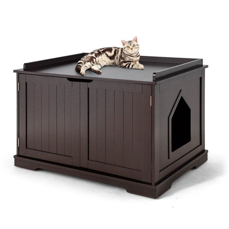 Bessler Litter Box Enclosure, Coffee