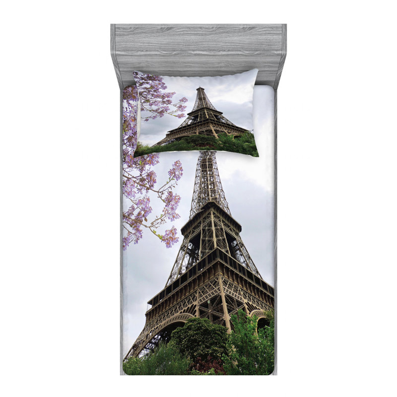 Microfiber Sheet Set, Twin XL Sheet Set with Fitted Sheet