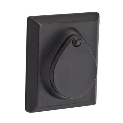 Rustic Square Double Cylinder Deadbolt with Smartkey