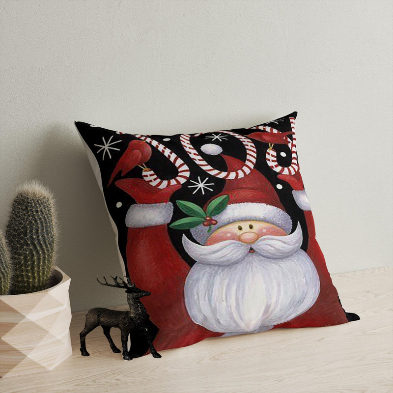 Coussin lavable de qualité supérieure, 17,0 x 17,0 pouces, 50% coton / 50% polyester, rembourrage en silicone, fermeture à glissière dissimulée | Doux, confortable et repassable | Parfait pour la décoration intérieure, le salon et la chambre à cou