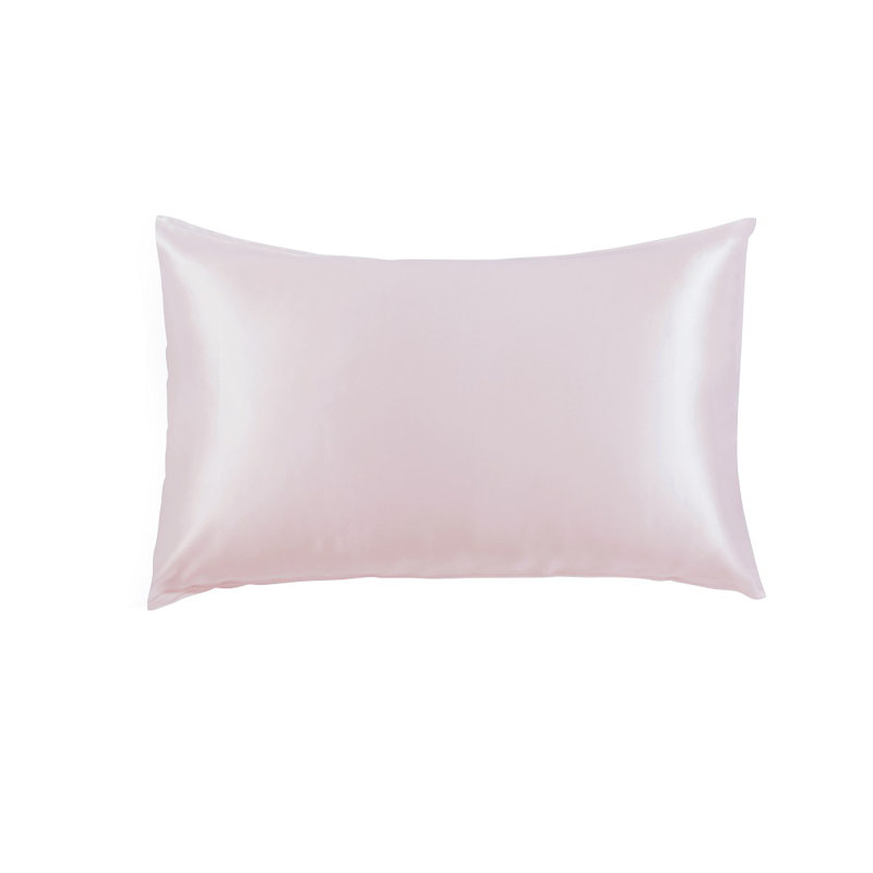Taie d'oreiller en soie, Rose