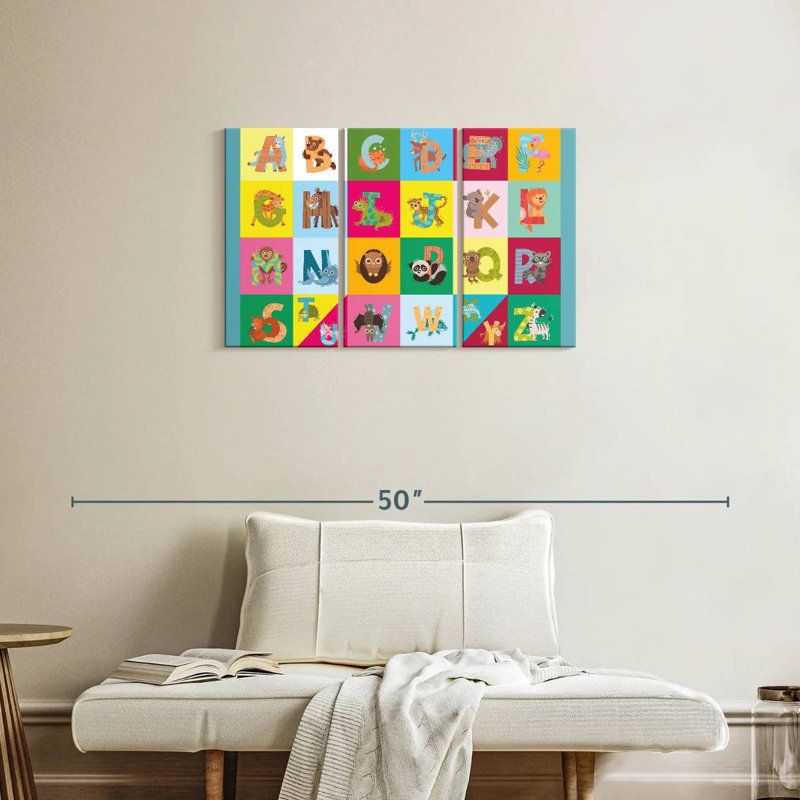 Ashelle Animal Letters, 20" H x 33" W