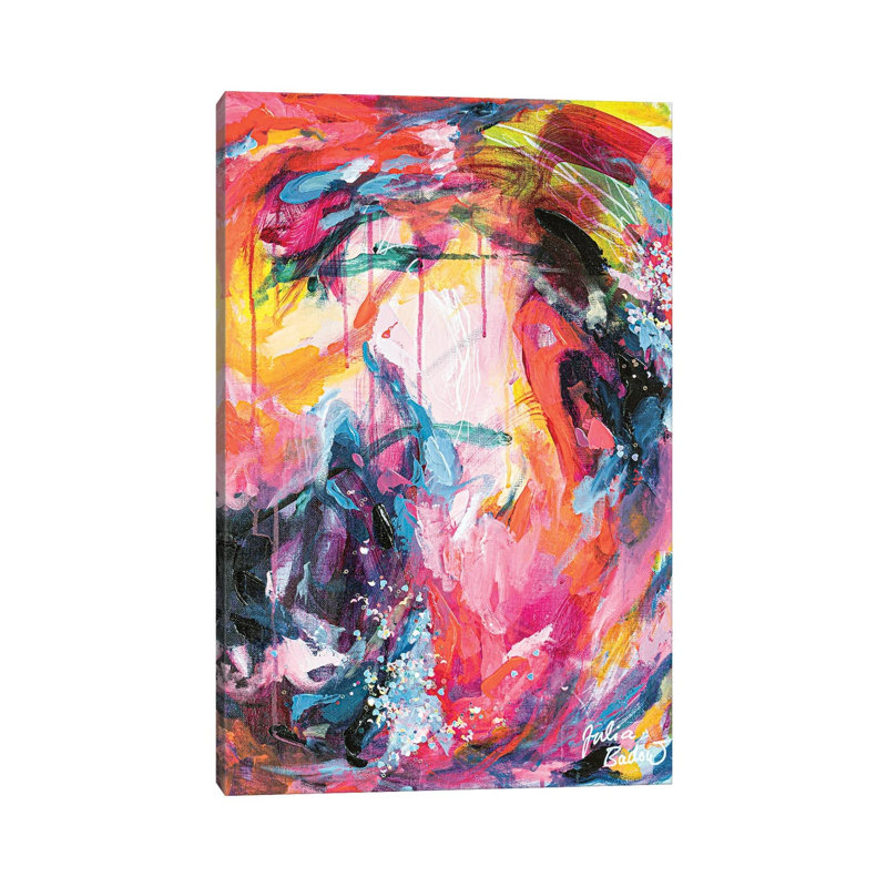 Look At All The Lights by Julia Badow - Wrapped Canvas Painting, 20.32 cm H x 30.48 cm W