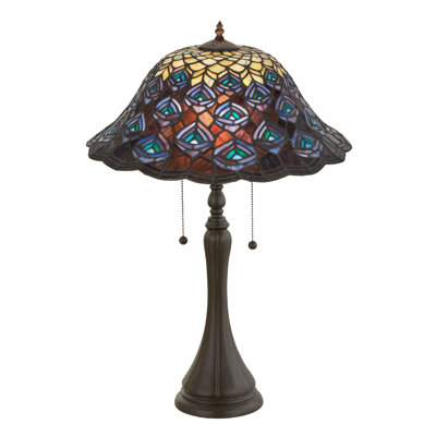 Meyda Tiffany & Stained Glass Table Lamp