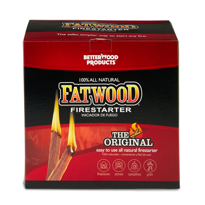 BetterWood Firestarter, 8.13" H x 4.5" W x 8.5" D, Set of 1