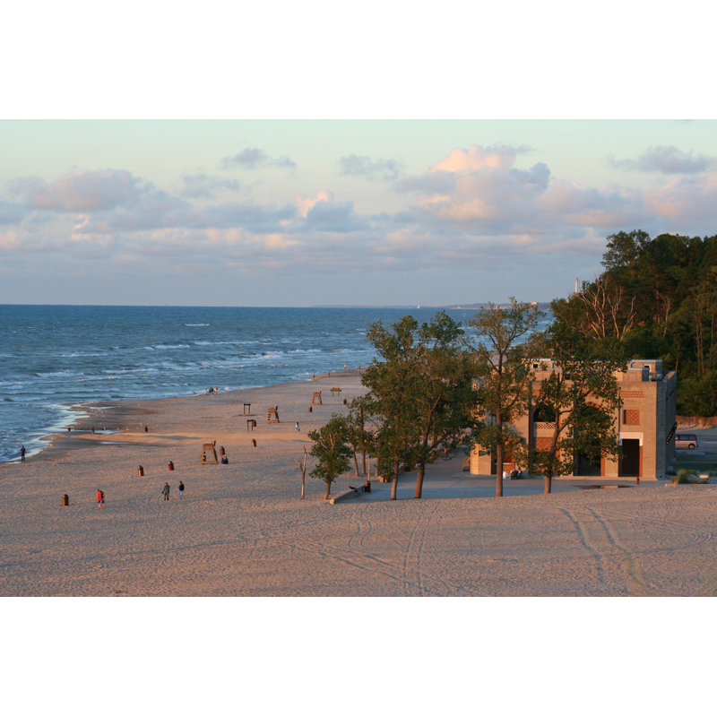 The Beach House - Wrapped Canvas Print, 30cm H x 46cm W x 3.8cm D