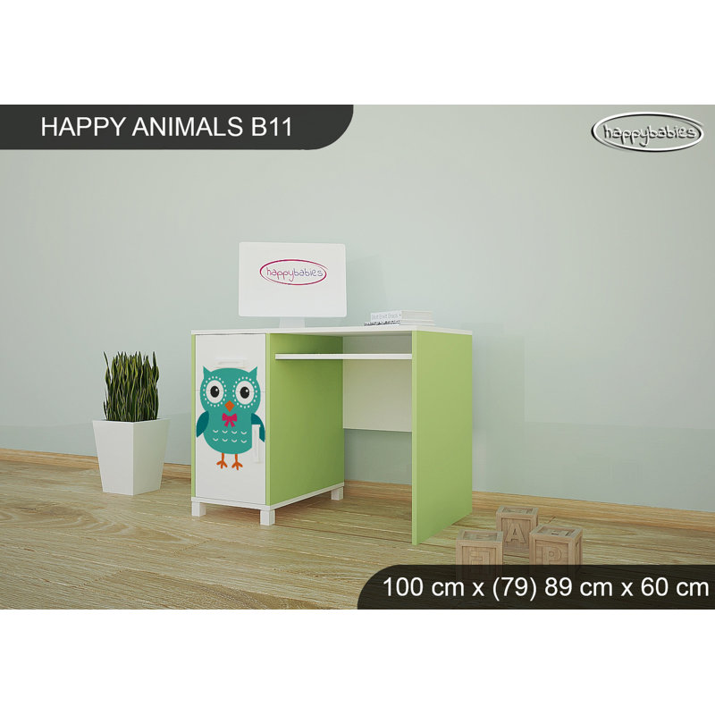 100cm Writing Desk, Green