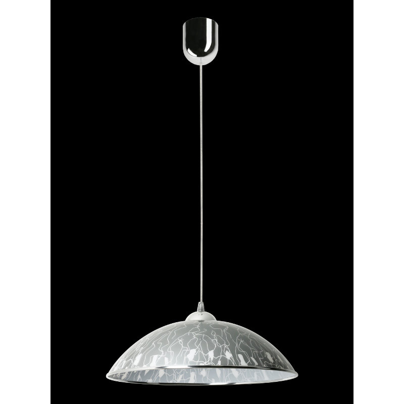 Embry 1 - Light Chrome Dome Pendant