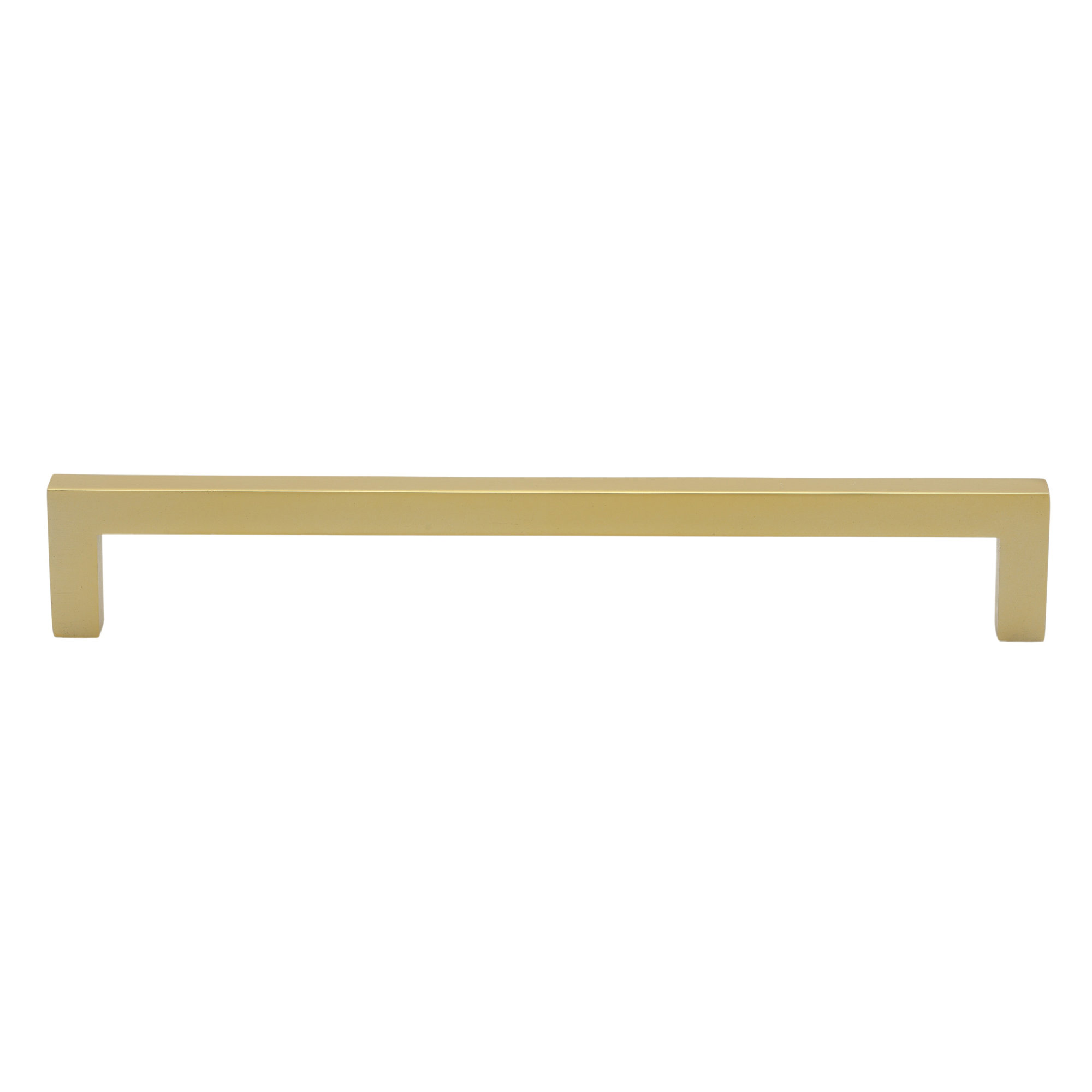 Kingston Collection Solid Square Bar Pull, 8 3/4", Brass Gold