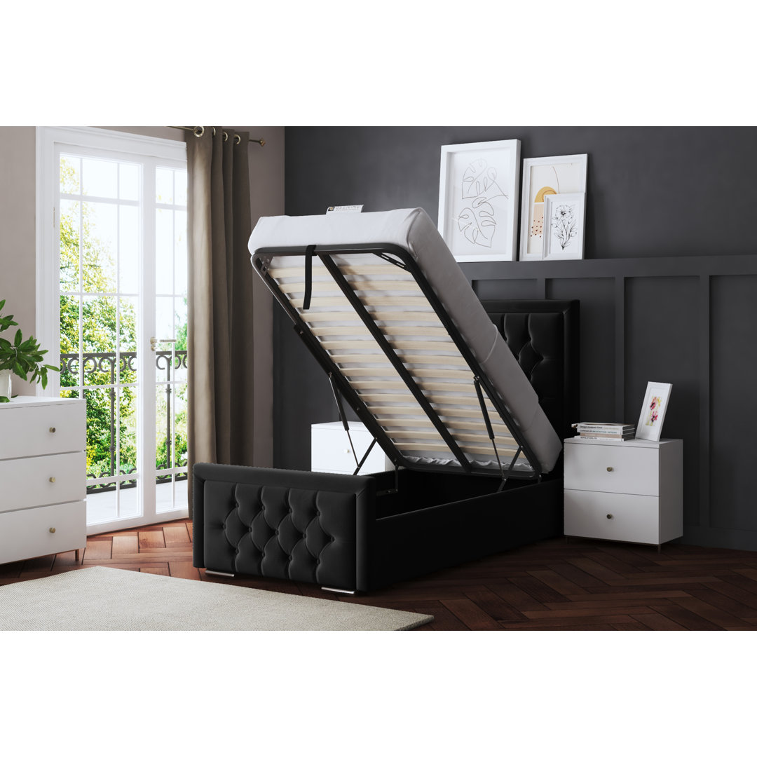 Allegra Upholstered Ottoman Bed with Headboard