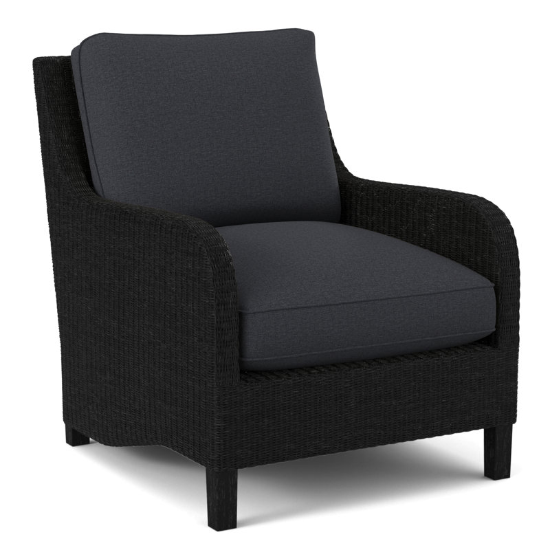 Gibraltar Armchair, Black, Stone Crypton Performance; 0884-83