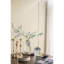 Bougeoir 5 lumières 9,8 x 6,7 x 14,2 po en fonte d'aluminium avec motif botanique doré