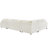 Beige Corduroy U-shaped Couch With Soft Fabric And Square Pillows Sectional Cover Lumbar Support