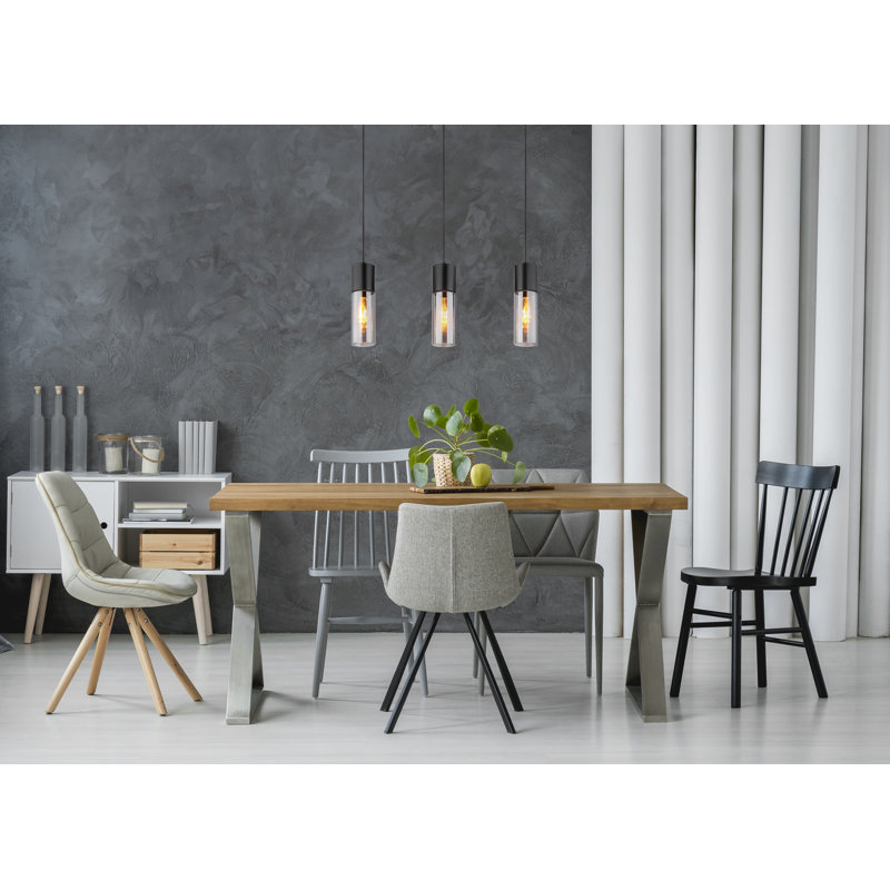 Ambrosi 3 - Light Matte Black Pendant