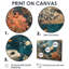 Aquarium avec sceaux au-dessus du corail II - phoque, art mural-1016245380-1016245386-1016245406