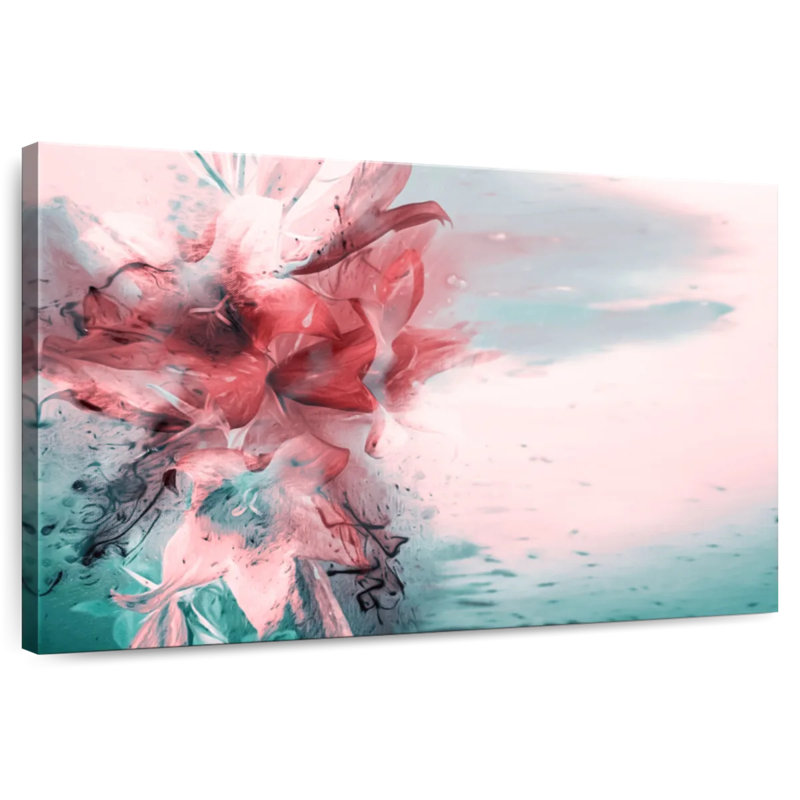 Lys rose et bleu sarcelle Avery