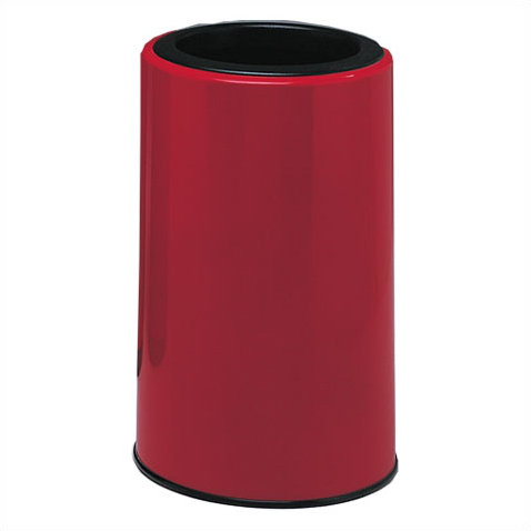 Poubelle 16 gallons receptacle Top Entry Round, Blanc pur