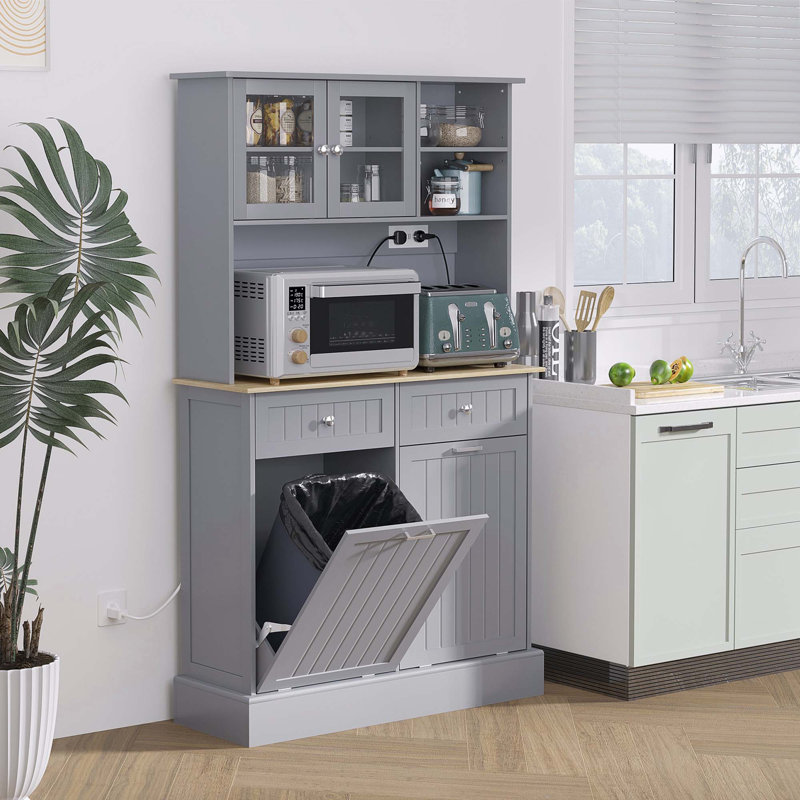 Garde-manger avec tablettes réglables, portes