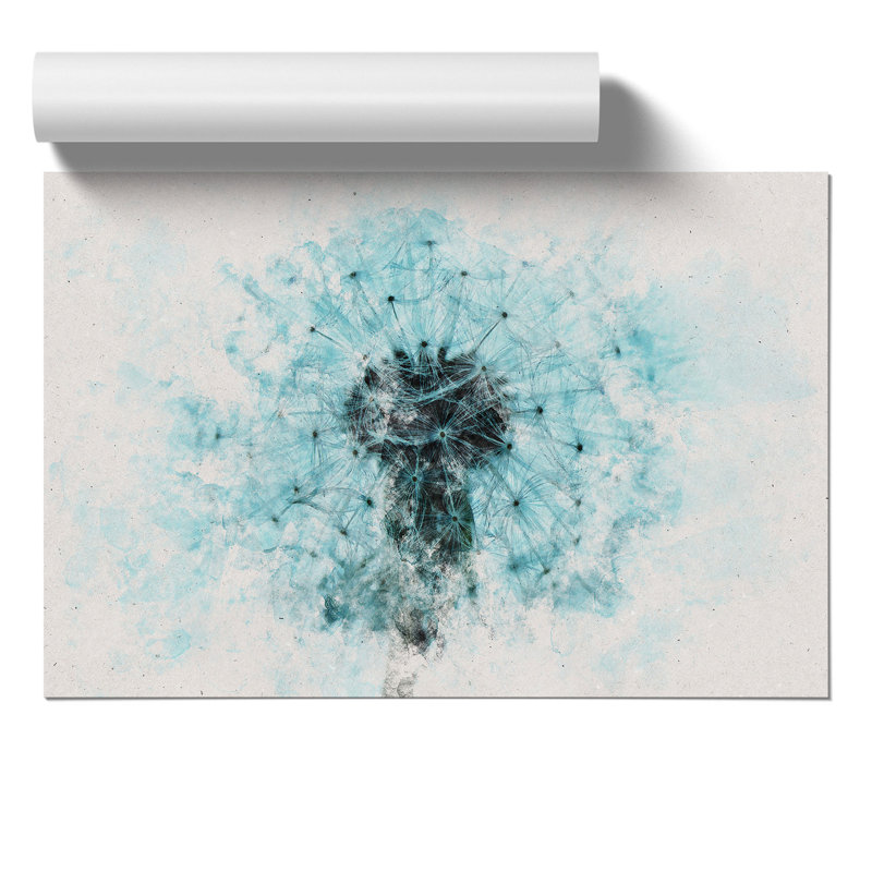 Dandelion Seeds Watercolour - Frameless Print, 30cm H x 42cm W x 0.1cm D