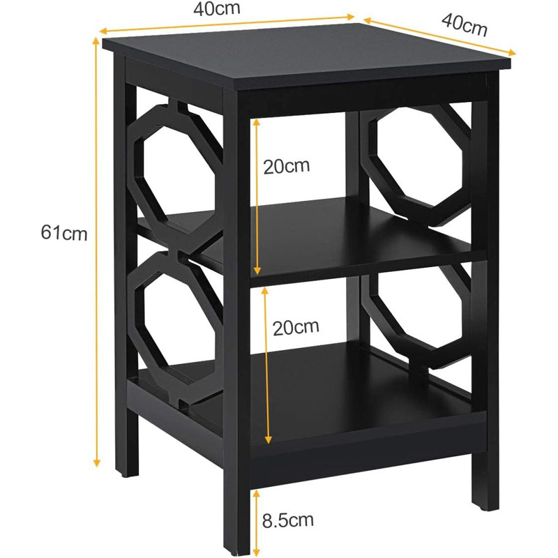 Amitie End Table, Black