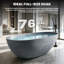 Baignoire autoportante à surface solide 67 po
