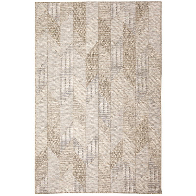 Jacaury Geometric Indoor / Outdoor Rug, Runner 1'11" x 7'6"