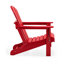 Chaise Adirondack en plastique avec table et repose-pieds Vinnie-1449071056
