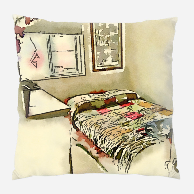 Coussin de chambre Florida, Microsuède, Intérieur 