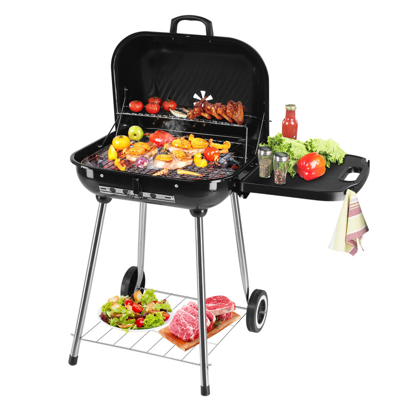 Winado 35.5'' W Portable Charcoal Grill