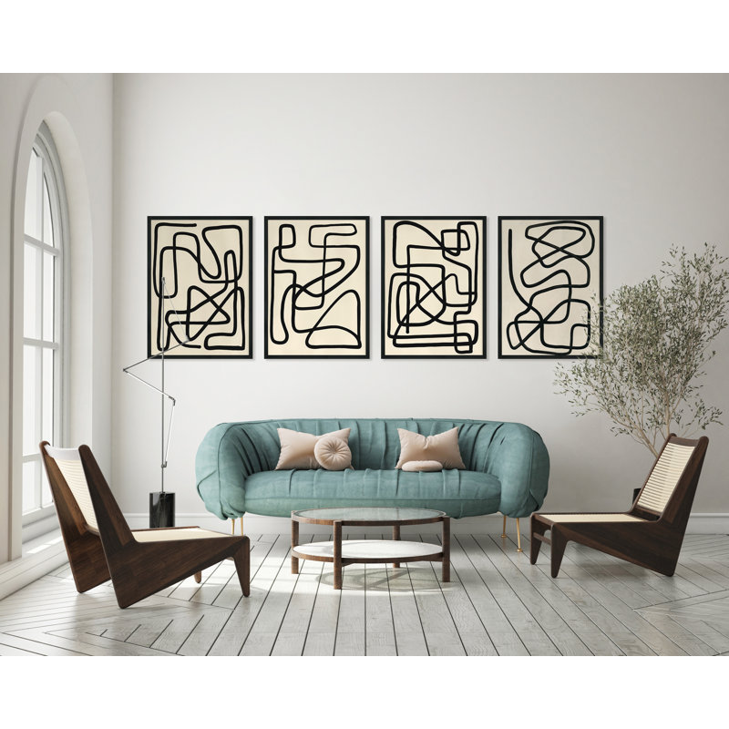 Smooth Moves 2 Print by Kyle Goderwis, Walnut, 30" H x 22" W x 1.5" D