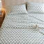 Ensemble de draps 4 pièces 100% coton, ikat