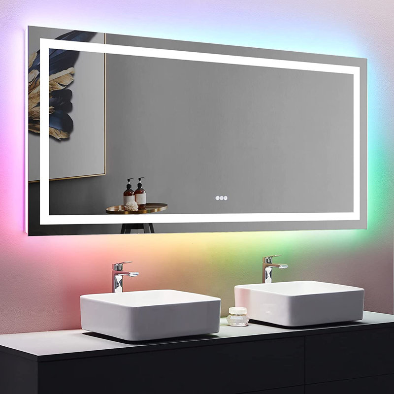 Rectangle Mirror, 36" x 72", White
