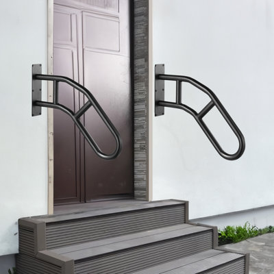 4'' H x 27'' W Metal Porch And Stair Railings