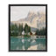 «Lakeside Cabin Landscape Floater Canvas» par Justine Milton