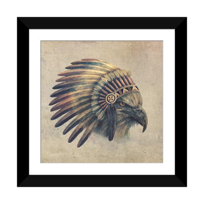 Eagle Chief #1 Graphic Art on Wrapped Canvas