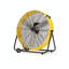Ventilateur tambour industriel robuste Fierscial de 27 pouces, ventilateur en métal à roulement à grande vitesse de 24 pouces en tonneau intérieur, ventilateur portatif à 3 vitesses à 360 ° avec roues pour entrepôt, garage, atelier, usine, jaune-132836731