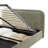 Modern Upholstered Lift-Up Storage Bed with Curved Headboard, Low Profile Platform-299414441-299414436