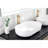 24*14*5.5  Modern Oval 24"X14" White   Above  Bathroom Vessel Sink, Bathroom Sink For Lavatory Vanity Cabinet-1893907916