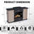 Modern Outdoor Steel Gas Fireplace