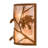 Rustic Lodge Flush Mounted Sconce