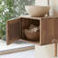 Lila - Bathroom cabinet in solid acacia - 50 cm-124355793