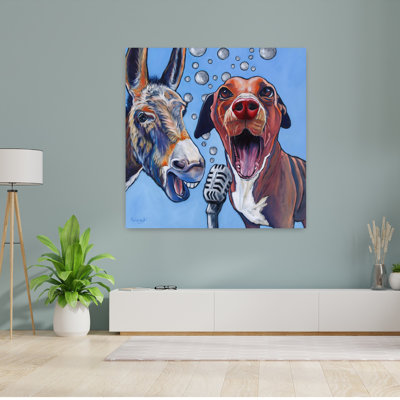 Harmony, art urbain contemporain pour chien