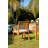 6 - Person Eucalyptus Solid Wood Patio Dining Set Rectangular Table with Cushions Included