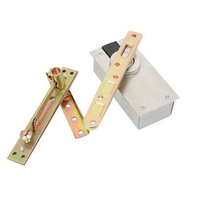 Door Pivot Hinges, Invisible Pivot Hinge System With Door Ball Catch Hardware For Max 660 Lb Heavy Duty Wood Doors